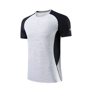 T-shirt de gymnastique 100% coton pour homme à séchage rapide - Product Image 1