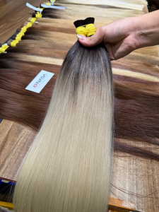 Cuticle Intact Vietnamese 100% Virgin Raw Bulk Hair Extensions Nasa Hair 1kg Factory Price 50cm 70cm Super Double Drawn All - Product Image 3