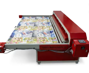 Impression Machinery India Cloth Cutting <b>Machine</b> 101x152cm Double Station Automatic for Rugs and Beddings Cotton Material - Product Image 3