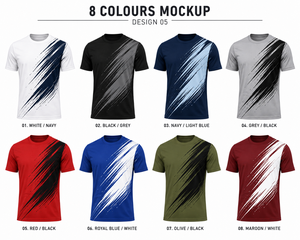 เสื้อยืดคอกลมแขนสั้นผ้าฝ้ายพรีเมียมทรงปกติ พิมพ์ลายแบบซับลิเมชั่น แห้งเร็ว สำหรับผู้ชายและผู้หญิง รับผลิตแบบ OEM ODM แบรนด์ส่วนตัว ขายส่ง - Product Image 6