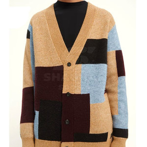 Cardigan pour homme en tricot doux, pull décontracté pour tous les jours, tenue de mode hivernale pour homme - Product Image 4