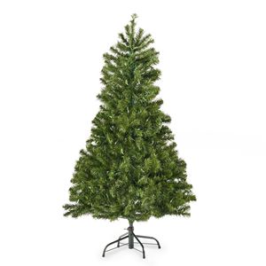 4.5 ft <b>Hinged</b> Christmas Tree with 200 Clear <b>Lights</b> Elegant Holiday Decoration - Product Image 5