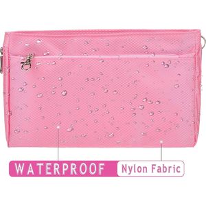 Organizer Espandibile Grande in Nylon con Motivo a Rose per Borse, Modellatore per Borse, Borsa dentro Borsa - Product Image 2