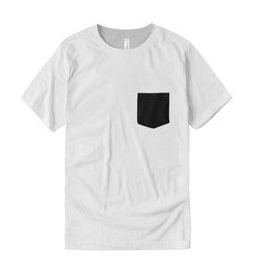 Wholesale Custom Logo Front Pocket T <b>Shirts</b> Next Level Style Combed Ring Spun Cotton Blank Pocket T <b>Shirts</b> - Product Image 1
