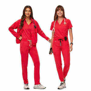 Ensemble de Blouses Médicales Extensibles Premium pour Femmes et Hommes, Uniforme d'Hôpital Respirant, Pantalon Jogger Infirmier, Tenue de Travail pour Médecin 2026 NEXT WAVE - Product Image 5