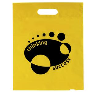 Sac à provisions en plastique avec Logo imprimé personnalisé découpé - Product Image 4