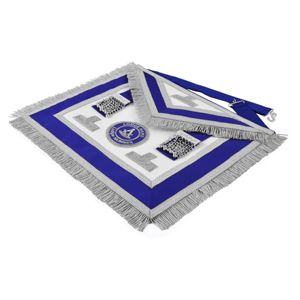 Tabliers maçonniques personnalisés brodés en 3D, de couleur personnalisée, robustes et de haute qualité, pour usage funéraire, MASONIC REGALIA PAST - Product Image 2