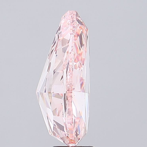Diamant de laboratoire de haute qualité, taille poire, rose vif fantaisie, clarté VS2, CVD, diamant non monté, polissage excellent, approvisionnement export. - Product Image 6