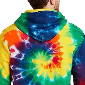 Nouveautés : sweats à capuche tie-dye pour hommes, prix de gros, best-sellers, logo personnalisé, très demandés, anti-rétrécissement. - Product Image 6