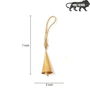 Hot Selling Brass Metal Hanging Bells Ornaments <b>Christmas</b> <b>Tree</b> <b>Wall</b> Decor Temple Santa Bells-Low Price <b>Christmas</b> Decorations - Product Image 1