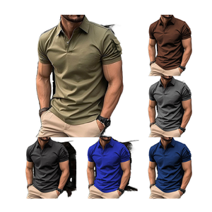 Vente en gros de polo personnalisé de haute qualité été vente rapide polo pour hommes t-shirt polo de sport avec poche sur le bras - Product Image 1