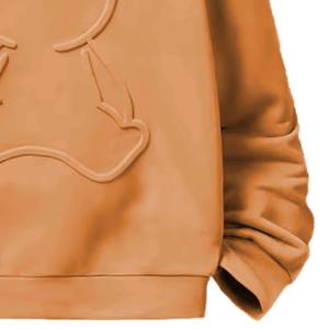 Sudadera con capucha de invierno para hombre, 100% algodón, con cremallera completa, logotipo personalizado en relieve, forro polar ecológico, bordada, estilo americano a la moda - Product Image 4