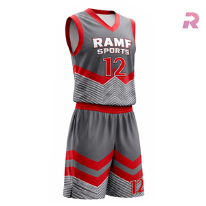 Custom Printed Sublimated Basketball Uniforms 100% <b>Polyester</b> High Quality Logo Design Professional Plus Size Breathable Sports - Product Image 1