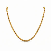 Colliers ras du cou en chaîne torsadée en or K, bijoux de mode tendance, cadeau de boutique, vente en gros, personnalisable