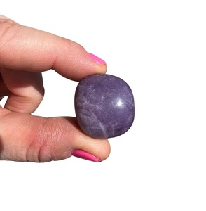 Natural Purple Lepidolite Tumbled <b>Stones</b> Irregular Shape DIY Healing Crystal Reiki Meditation Stress Relief Wholesale Chakralume - Product Image 4