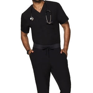 Tenues d'infirmiers pour hommes au design unique, taille élastique, personnalisables, pour infirmiers, uniformes médicaux d'hôpital, ensembles de blouses d'infirmiers pour hommes - Product Image 3