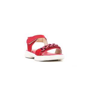 Sandalia informal de tacón rojo para niñas KD7412 - Product Image 3