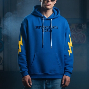 Fabricante Profesional de Sudaderas Extra Grandes, Sudadera de Felpa de Algodón, Impresión de Logotipo Personalizado - Product Image 1