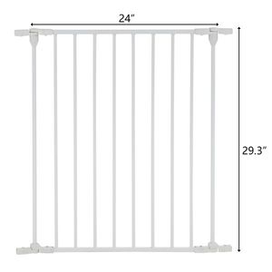 White 70*80*2cm Side Extension Piece for Fireplaces 1-Piece Fence Accessory Set - Product Image 2
