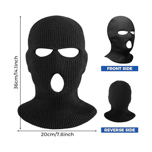 Balaclava d'hiver personnalisée, couvre-visage intégral, cache-cou, écharpe pour femmes et hommes, pour le cyclisme, le ski et autres sports de plein air - Product Image 5