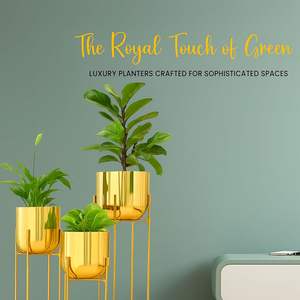 Maceta de hierro natural para el hogar, perfecta para uso en interiores y exteriores, como oficinas y hoteles, para exportación mundial desde India. - Product Image 6