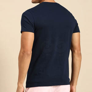 Camiseta estampada 100% algodón, corte holgado, manga corta, precio bajo, transpirable y ligera para hombre - Product Image 2