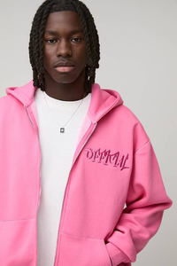 Wholesale High Quality Winter Plain Dyed Drop Shoulder Long Sleeve 100% Cotton Fleece Lining Zip-Up <b>Hoodies</b> with Pockets <b>for</b> <b>Men</b> - Product Image 6