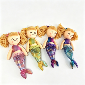 Colección <span class=keywords><strong>de</strong></span> peluches <span class=keywords><strong>de</strong></span> princesas del océano personalizadas para niñas, juguete <span class=keywords><strong>de</strong></span> peluche <span class=keywords><strong>de</strong></span> cola <span class=keywords><strong>de</strong></span> <span class=keywords><strong>sirena</strong></span> con brillantina <span class=keywords><strong>de</strong></span> colores, muñeca <span class=keywords><strong>de</strong></span> peluche suave con pelo <span class=keywords><strong>de</strong></span> hilo. - Product Image 1