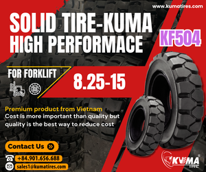 ยางตัน KF502 Kuma สำหรับรถยก5.00-8 6.00-9 6.50-10 7.00-12ขนาดเลือกได้ดีที่สุดในเวียดนาม - Product Image 6