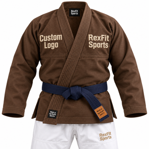 Uniforme de Artes Marciales BJJ para Adultos con Logotipo Bordado Personalizado y Chaqueta de Entrenamiento Estilo Envolvente Personalizada, Traje de Jitsu - Product Image 2