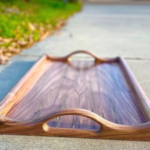 Bandeja de Servir de Madera Hecha a Mano, Moderna y Decorativa, Estilo Nuevo, para Hogar, Hotel, Ramadán, Bodas, Diwali, Gran Venta - Product Image 1