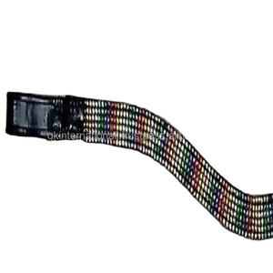 สายหนังเงางามเรียบสำหรับม้าทุกขนาดพร้อมคริสตัลและหินหลากสี8แถวแบบสั่งทำ - Product Image 1