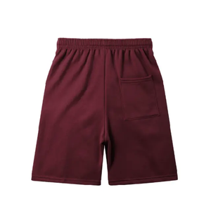 Shorts de sport pour hommes en maille unie, entrejambe 5 pouces, poches, taille élastique respirante, 100 % polyester, couleurs et logo personnalisables, vente en gros - Product Image 2