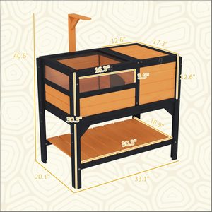 กรงเต่า บ้านสัตว์เลี้ยงสำหรับเต่าและเต่าบก - Product Image 3