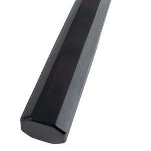 Cuchillos de chef de doble núcleo de 8 pulgadas, estilo Damasco, de acero inoxidable, con mango negro y funda de madera. - Product Image 3