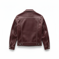 Veste en cuir, matériau de qualité supérieure, grandes tailles, vestes pour hommes
