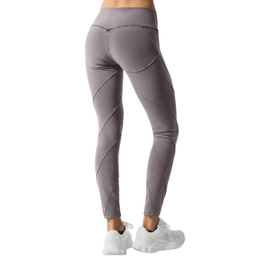 Pantalones de yoga personalizables al por mayor, tallas grandes, transpirables, ecológicos, leggings deportivos para montar, leggings a cuadros con cintura elástica - Product Image 4