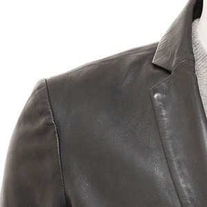 Chaqueta de Cuero Genuino para Hombre, Estilo Urbano, Alta Calidad, Corte Regular, Última Moda, Impermeable, Transpirable, Precio Razonable - Product Image 6