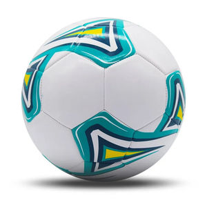 Balón de fútbol pakistaní deportivo con impresión de logotipo personalizado del fabricante, tamaño 5, duradero, de la mejor calidad, tamaño oficial. - Product Image 2