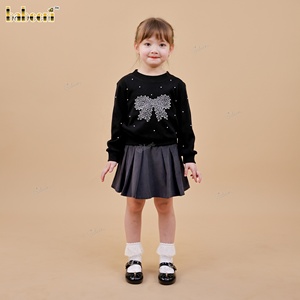 Robe mi-longue sans manches en coton 100% à fleurs brodées à la main DR4514 pour filles, vente en gros ODM par Babeeni - Product Image 4