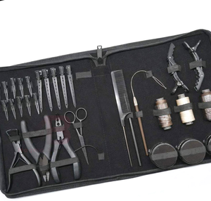 Kit d'outils d'application pour extensions de cheveux Nano & Micro Rings avec pince à boucle de traction et aiguilles de type C en acier inoxydable - Product Image 2