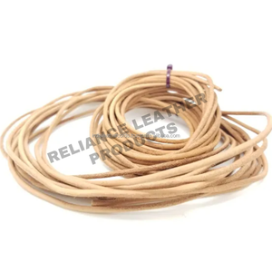 Bobine de cordon en cuir naturel de 3 mm pour la création de bijoux, l'artisanat et la conception - Product Image 4