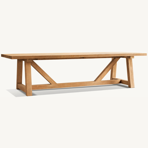 Mesa rectangular de estilo moderno en oferta para restaurante con concepto para exteriores y duradera - Product Image 2