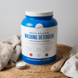 Detergente básico de limón para lavar la ropa en polvo para una eliminación efectiva de manchas en el hogar - Product Image 1