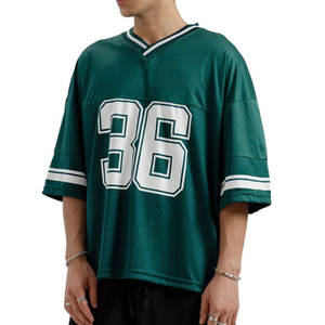 เสื้อเบสบอลคอกลมแบบสั่งทำขายส่ง พิมพ์ลายแบบซับลิเมชั่นเต็มตัว เสื้อทีมคอกลม ผลิตจากผ้าโพลีเอสเตอร์ตาข่ายแห้งเร็ว - Product Image 2