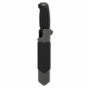 Couteaux de plein air à lame fixe noire avec lame à revêtement foncé, poignée texturée antidérapante, étui de protection et passant de ceinture pour le camping - Product Image 5