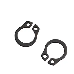 שחור מטרי DIN471 C-סוג טבעת חיזוק חיצוני חנות מפעל התחרותי מחיר M2 ~ M8 או #4-24 ~ 1/2 "או להיות מותאם אישית