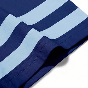 Jersey de Fútbol Americano Personalizable de Dos Tonos con Rayas, Uniforme de Equipo Personalizado, Transpirable, Cuello en V, Poliéster, Fabricante OEM al por Mayor - Product Image 4