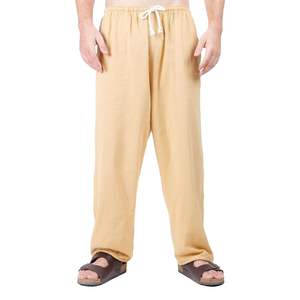 Pantalones de Hombre Color Verde Musgo, Corte Holgado Informal, Cintura Media, Pierna Recta, Corte Amplio, 100% Algodón, Diseño Personalizado y Cómodo - Product Image 6