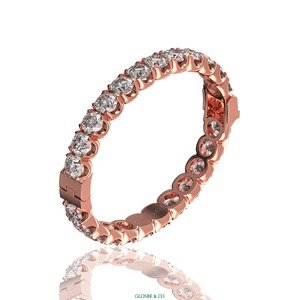 Bracelet rond GRA en moissanite pleine 4 mm (certifié SJC) pour usage quotidien, synthétique (cultivé en laboratoire), classique vietnamien, en argent sterling Glosbe & Co - Product Image 4